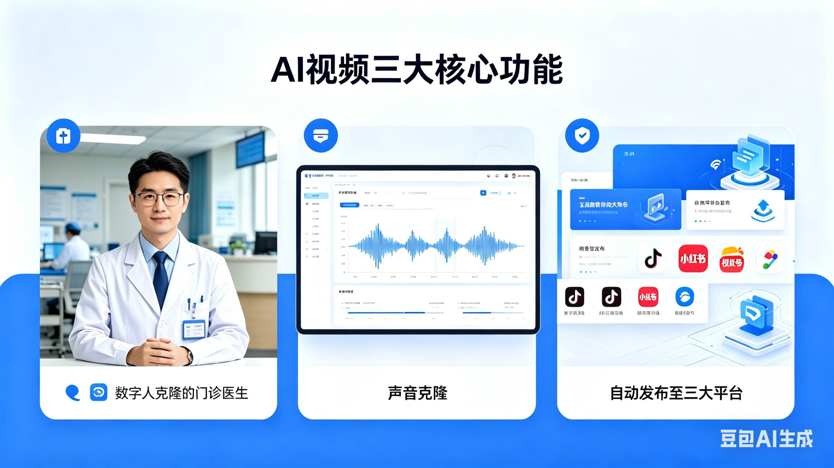 AI视频三大核心功能